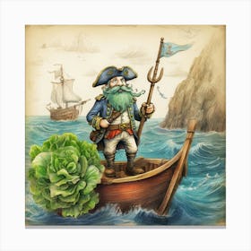 Pirate'S Lettuce Canvas Print