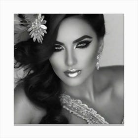 Miss Russia Beauty Pageant Canvas Print