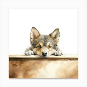 Swedish Vallhund Dog 3 Canvas Print