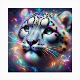 Snow Leopard 25 Canvas Print