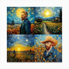 Sunflowers By Van Gogh Canvas Print