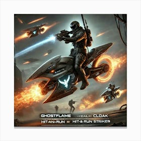 Sci Fi Ghostflame Scouts 1024x1024 Canvas Print