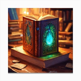 Book Of Sorcery Canvas Print