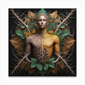 Human thorn, Tree Of Life, digital art 2 Canvas Print