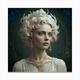 Portrait Of A Woman Canvas Print