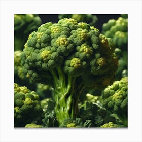 Green Broccoli 4 Canvas Print