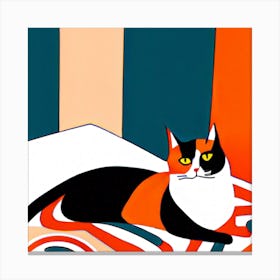 Calico Cat Canvas Print