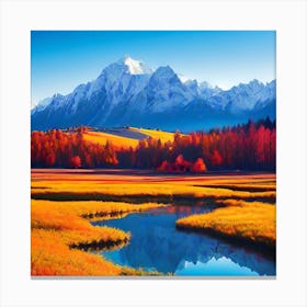 Autumn In The Mountains 15 Canvas Print