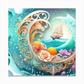 Mermaid 1 Canvas Print