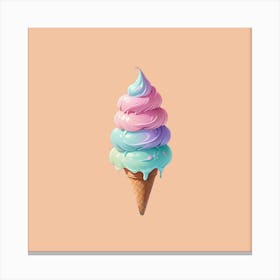 Ice Cream Cone Canvas Print