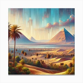 Valley of the Pharaohs Canvas Print