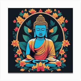 Buddha Painting (4) Canvas Print