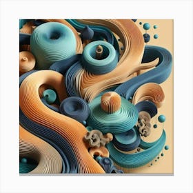 3d Art 1 Canvas Print