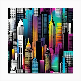 New York City Skyline 54 Canvas Print