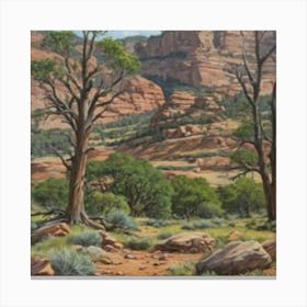 Sedona Landscape Canvas Print