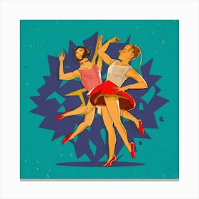 Pulp Fiction Dance 3 Canvas Print