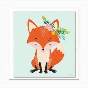 Little Fox Canvas Print