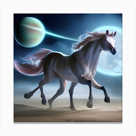 Alien Horse Canvas Print
