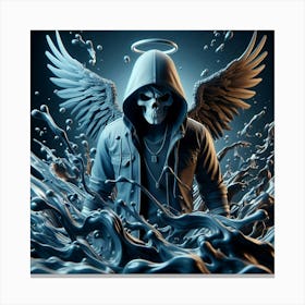 Angel In The Water Canvas Print