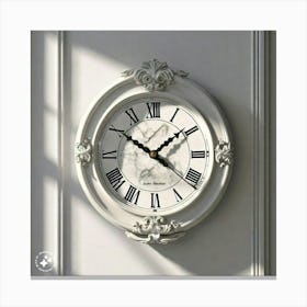 Clock Canvas Print