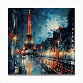 Paris At Night 9 Canvas Print