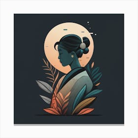 Asian Woman 1 Canvas Print