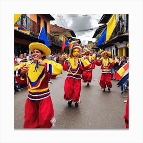 Colombia Dancers Canvas Print