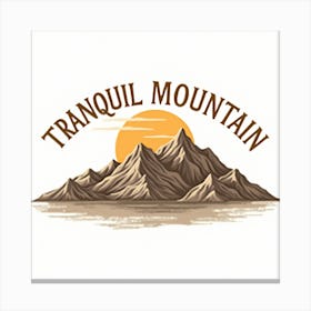 Tranquil Mountain Canvas Print