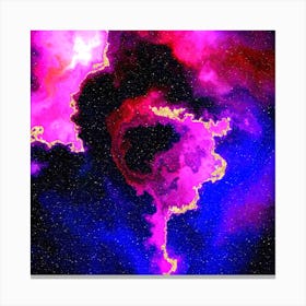100 Nebulas in Space with Stars Abstract n.076 Canvas Print