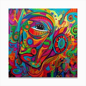 Psychedelic Painting Canvas Print