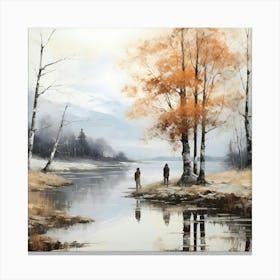 Autumn Walk Canvas Print