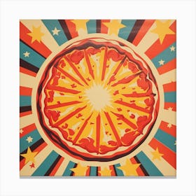 Pizza Poster Canvas Print