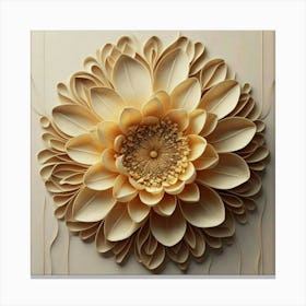 Paper Flower 4 Canvas Print