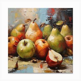 Apples and Pears 2 Canvas Print