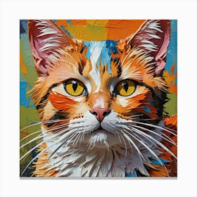 Orange Tabby Cat Canvas Print