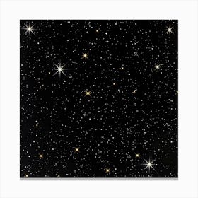 Starry Night Sky Canvas Print