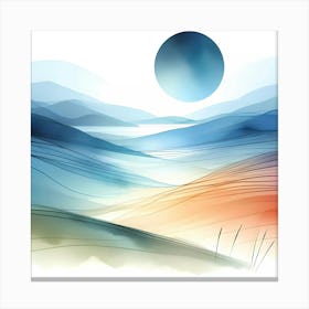 Landscape Painting 54 Canvas Print