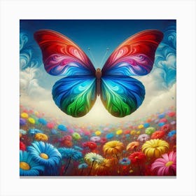 Colorful Butterfly 154 Canvas Print