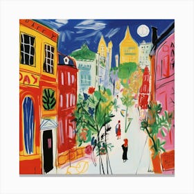 Street In Paris Canvas Print