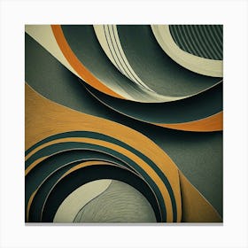 Flowing Stone Tri Tone_#5 Canvas Print