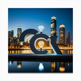 A Logo Capturing The Essence Of Creative Partnership For Smart Urban Innovation Solutions Where E (3) Canvas Print