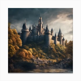 Harry Potter Castle 2 Canvas Print