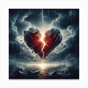 Broken Heart Canvas Print