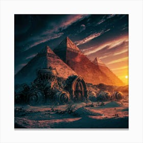 Egyptian Pyramids 6 Canvas Print