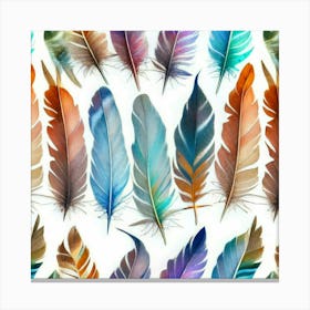 Feathers Stock Videos & Royalty-Free Footage Canvas Print