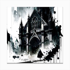 Shattered Cathedral Canvas Print