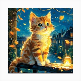 Cuteness Overload Action Dynamic Pose Cartoon Beautiful Mail Art On Cracked Paper Markers Drawing(1) Canvas Print