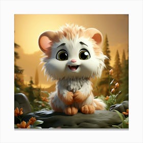 Cute Little Mouse 5 Canvas Print