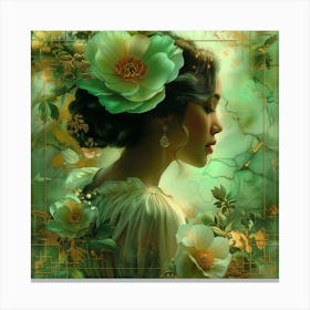 Emerald Green 3 Canvas Print