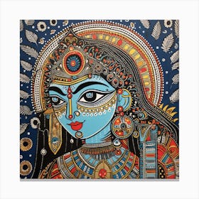 Lord Krishna Painting Canvas Print